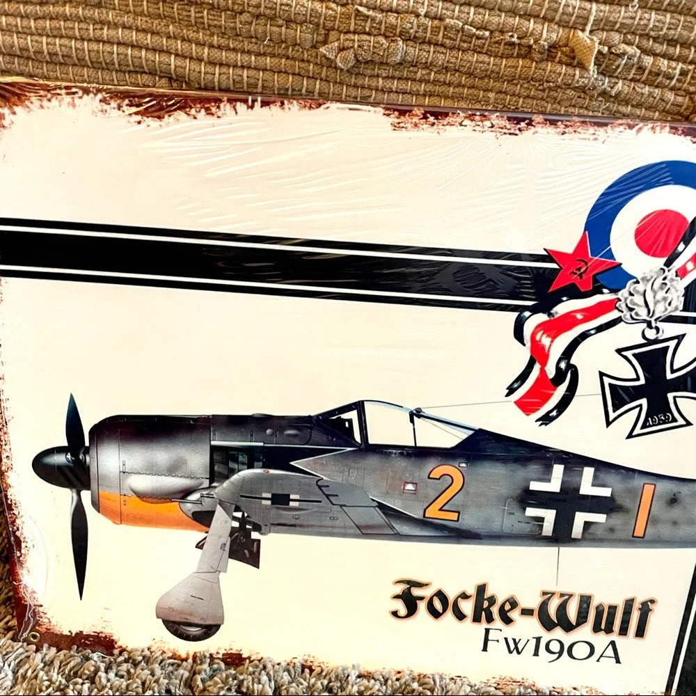 NEW Heavy Duty Steel Focke-Wulf FW190A Metal Sign